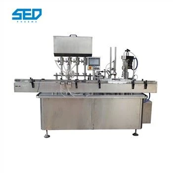 Pharmaceutical Medicine 2 Nozzles Liquid Mixing Filling Machine